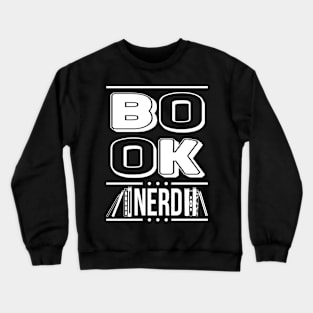 Book Nerd Reading Books Lover Librarian Crewneck Sweatshirt